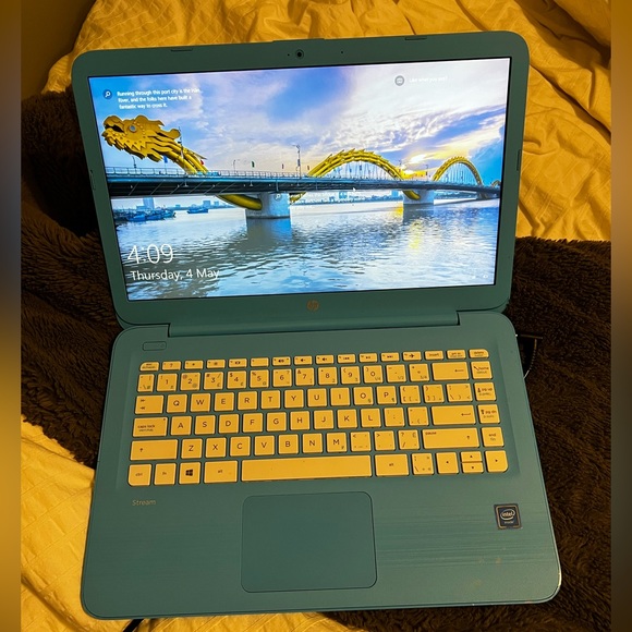 HP Stream Notebook 14 Blue Laptop - Picture 6 of 6